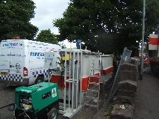 hydroblast-performing-waste-water-treatment Hydroblast performing waste water treatment